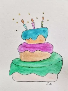 Illustration pour présenter les ateliers culinaires lors d'évènements particuliers. Dessin réalisé par Isabelle B