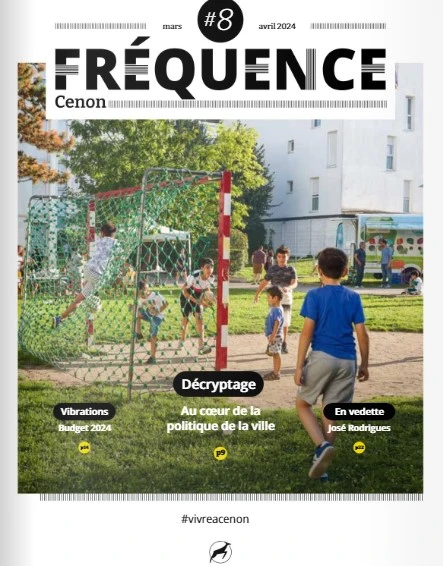 extrait du journal municipal de Cenon "fréquence"